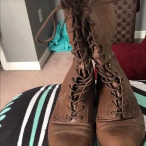Steve Madden Combat Boots